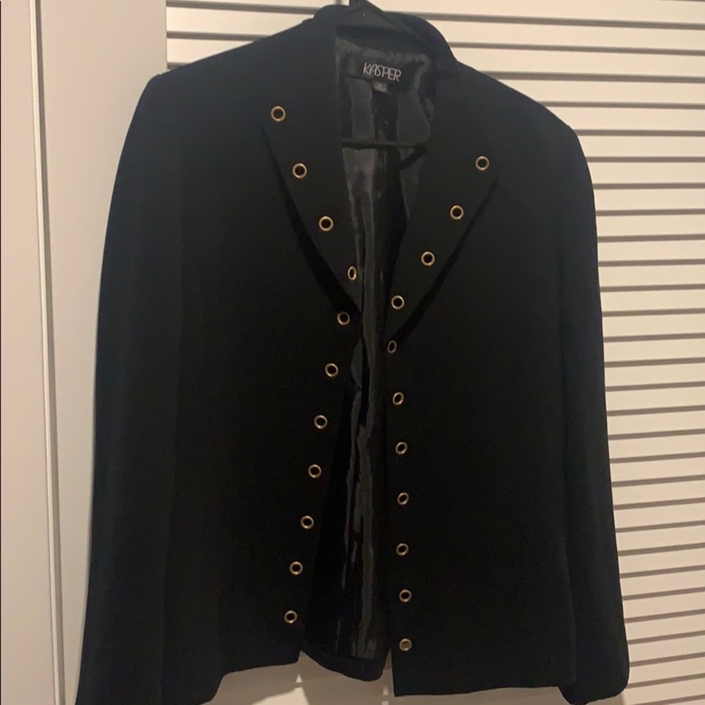 Beautiful Black Kasper Blazer